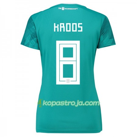 Billiga Fotbollströjor Tyskland Kroos 8 Dam VM 2018 Borta tröja
